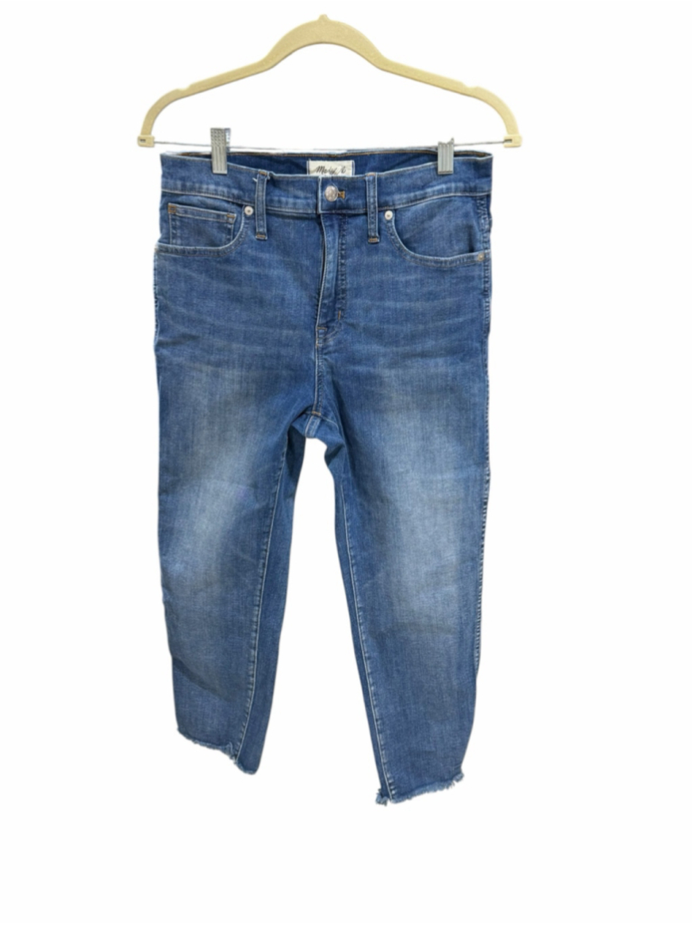 Women's Madewell Stovepipe Ankle Jeans Blue Size 28P